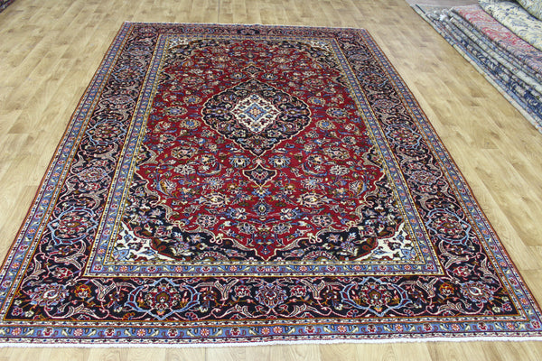 FINE HANDMADE PERSIAN KASHAN CARPET 300 X 215 CM