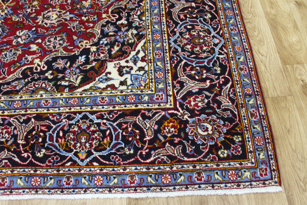 FINE HANDMADE PERSIAN KASHAN CARPET 300 X 215 CM