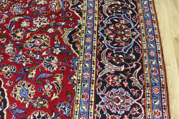 FINE HANDMADE PERSIAN KASHAN CARPET 300 X 215 CM