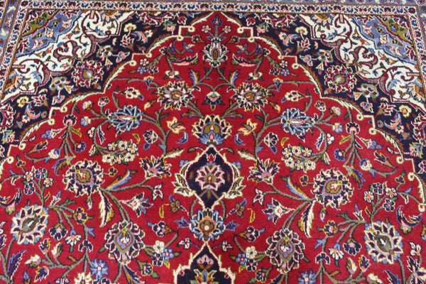 FINE HANDMADE PERSIAN KASHAN CARPET 295 X 190 CM