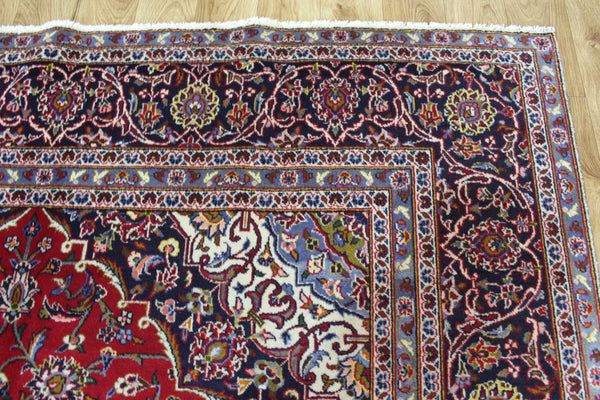 FINE HANDMADE PERSIAN KASHAN CARPET 295 X 190 CM