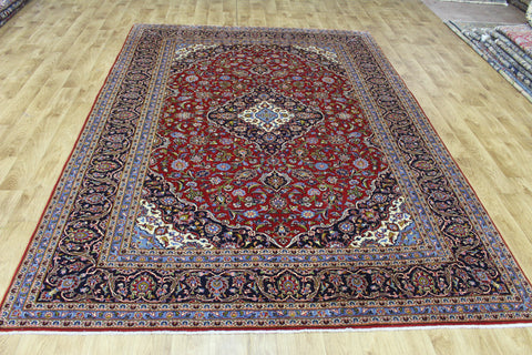PERSIAN KASHAN RUG WITH SUPERB DESIGN AND COLOURS 287 X 205 CM