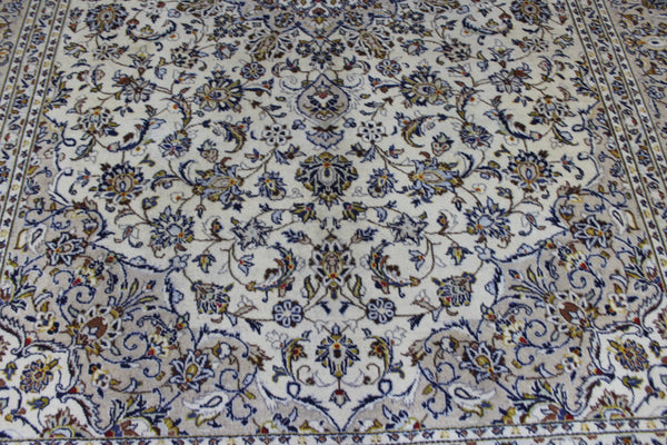 FINE HANDMADE PERSIAN KASHAN CARPET FLORAL DESIGN 343 X 235 CM