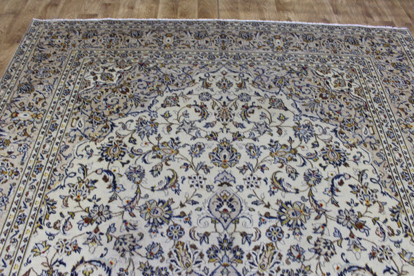 FINE HANDMADE PERSIAN KASHAN CARPET FLORAL DESIGN 343 X 235 CM