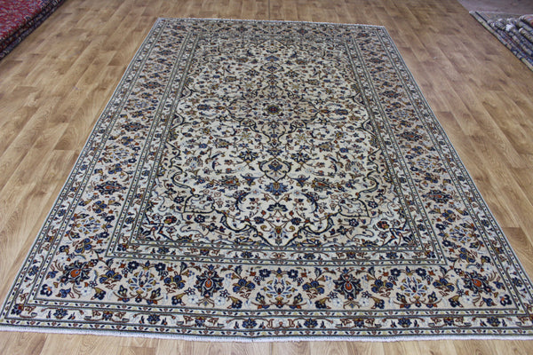 FINE HANDMADE PERSIAN KASHAN CARPET FLORAL DESIGN 300 X 200 CM