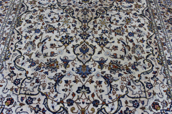 FINE HANDMADE PERSIAN KASHAN CARPET FLORAL DESIGN 300 X 200 CM