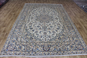 VINTAGE PERSIAN KASHAN CARPET FLORAL DESIGN 300 X 200 CM