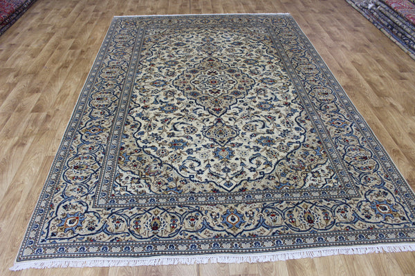 FINE HANDMADE PERSIAN KASHAN CARPET FLORAL DESIGN 300 X 200 CM