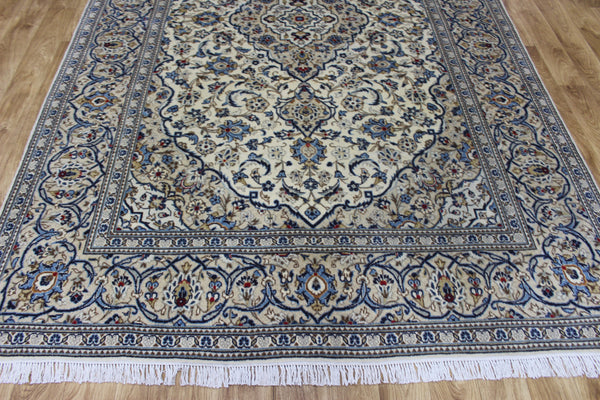 FINE HANDMADE PERSIAN KASHAN CARPET FLORAL DESIGN 300 X 193 CM