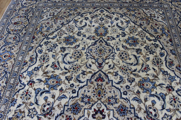 FINE HANDMADE PERSIAN KASHAN CARPET FLORAL DESIGN 300 X 193 CM