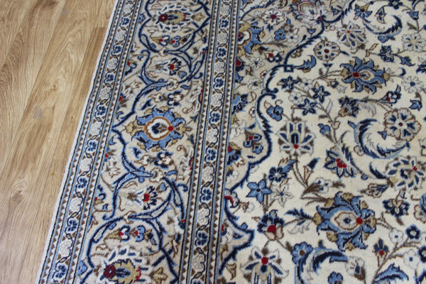 FINE HANDMADE PERSIAN KASHAN CARPET FLORAL DESIGN 300 X 193 CM