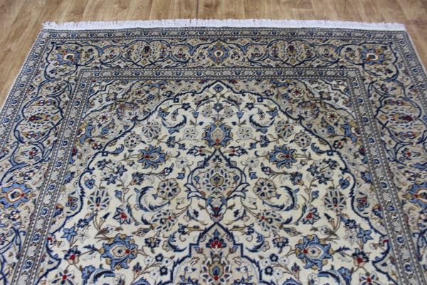 FINE HANDMADE PERSIAN KASHAN CARPET FLORAL DESIGN 300 X 193 CM