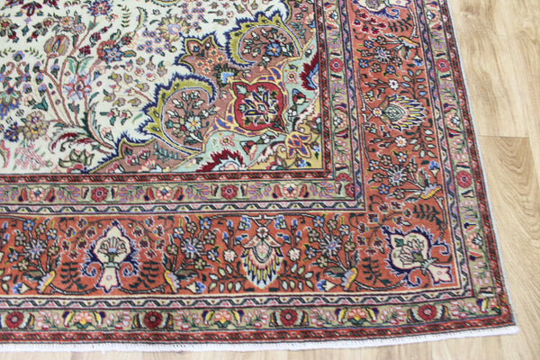 FINE PERSIAN TABRIZ CARPET EXCELLENT FLORAL DESIGN AND SUPERB COLURS 310 X 200 CM