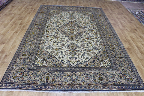 FINE HANDMADE PERSIAN KASHAN CARPET FLORAL DESIGN 300 X 200 CM