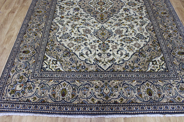 FINE HANDMADE PERSIAN KASHAN CARPET FLORAL DESIGN 300 X 200 CM