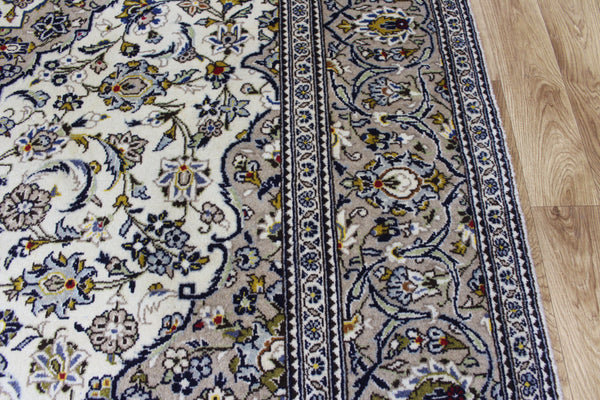 FINE HANDMADE PERSIAN KASHAN CARPET FLORAL DESIGN 300 X 200 CM