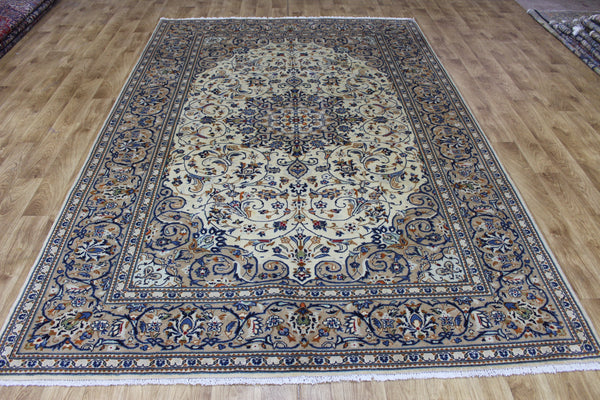 FINE HANDMADE PERSIAN KASHAN CARPET FLORAL DESIGN 300 X 200 CM