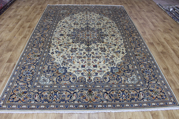 FINE HANDMADE PERSIAN KASHAN CARPET FLORAL DESIGN 300 X 200 CM