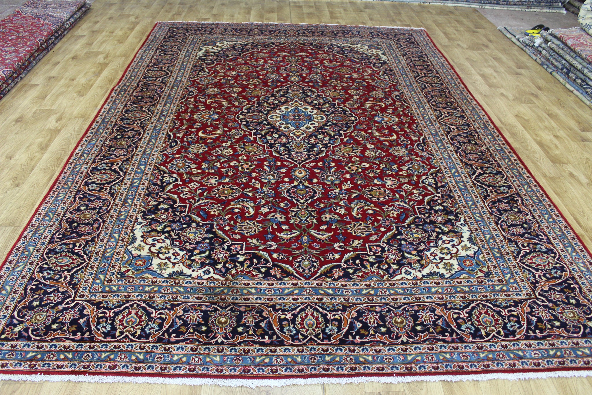 AUTHENTIC PERSIAN KASHAN CARPET 365 X 245 CM