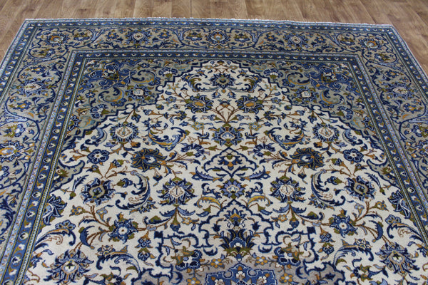 FINE HANDMADE PERSIAN KASHAN CARPET FLORAL DESIGN 338 X 245 CM