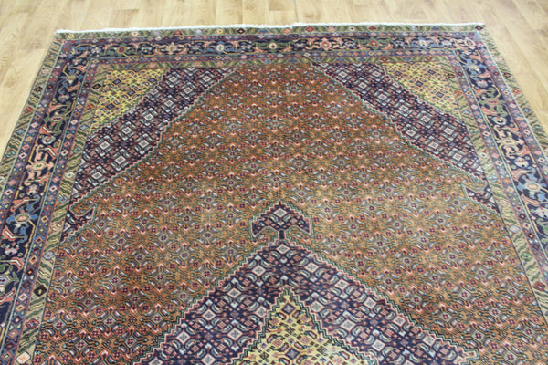 VINTAGE PERSIAN TABRIZ CARPET WITH HERATI DESIGN 297 X 203 CM