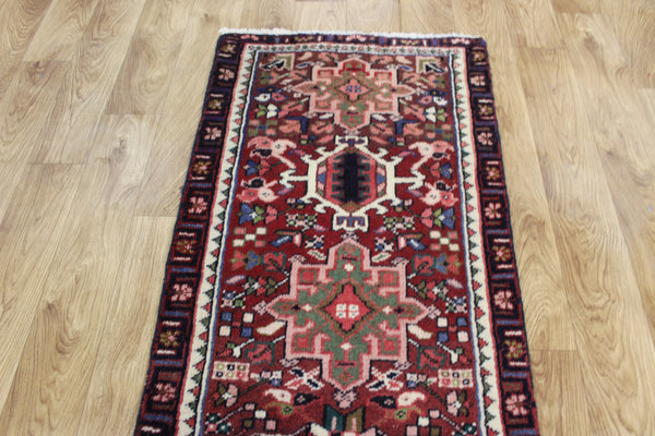 Persian Karajeh wool  Runner, Very Hard Wearing 173 x 75 cm