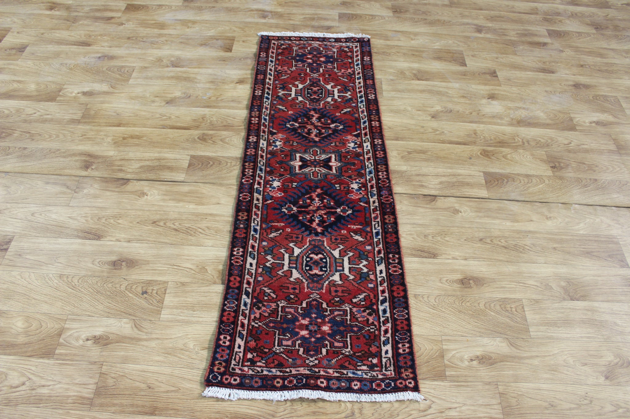 Antique Persian Karajeh runner of traditional design 160 x 50 cm