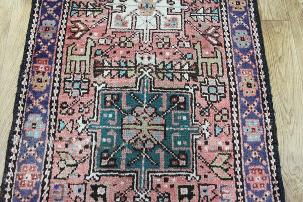 Antique Persian Karajeh runner of traditional design 155 x 72 cm