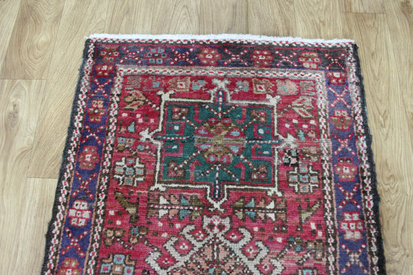 Antique Persian Karajeh runner of traditional design 155 x 72 cm