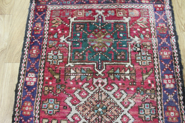 Antique Persian Karajeh runner of traditional design 155 x 72 cm