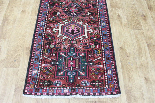 Vintage Persian Karaja runner of traditional design 205 x 65 cm