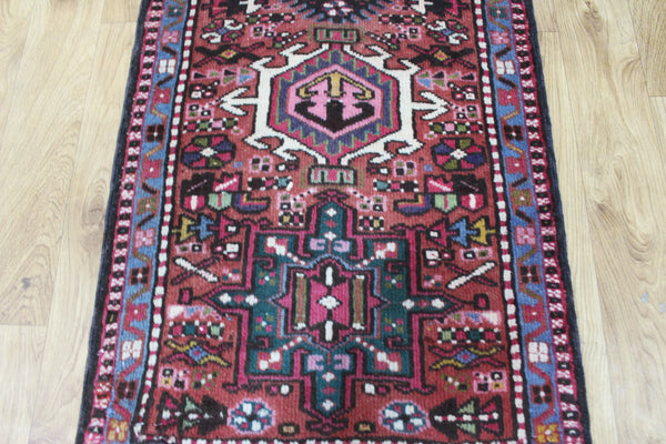 Vintage Persian Karaja runner of traditional design 205 x 65 cm