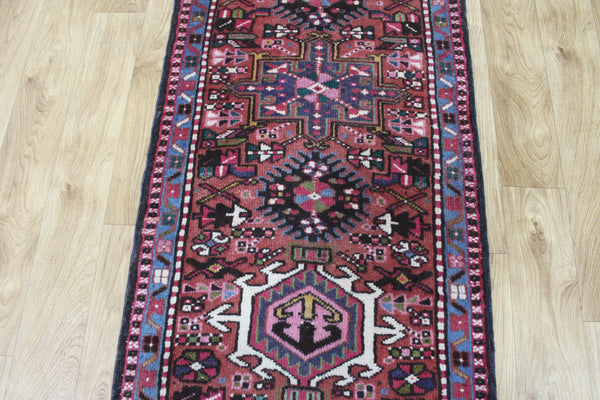 Vintage Persian Karaja runner of traditional design 205 x 65 cm