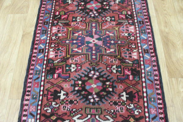 Vintage Persian Karaja runner of traditional design 205 x 65 cm