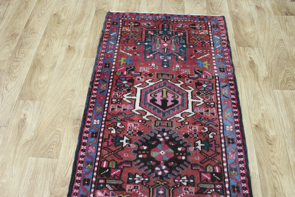 Vintage Persian Karaja runner of traditional design 205 x 65 cm