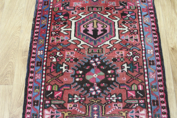 Vintage Persian Karaja runner of traditional design 205 x 65 cm