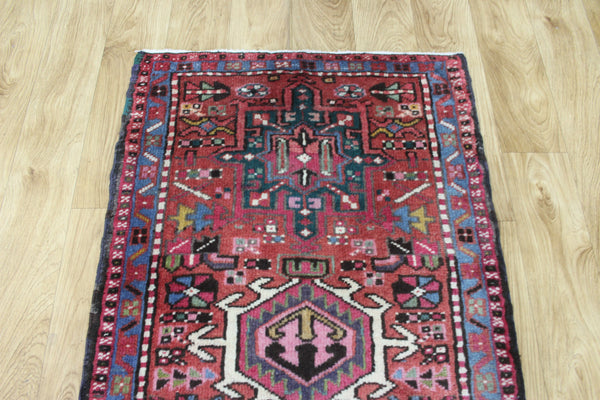 Vintage Persian Karaja runner of traditional design 205 x 65 cm