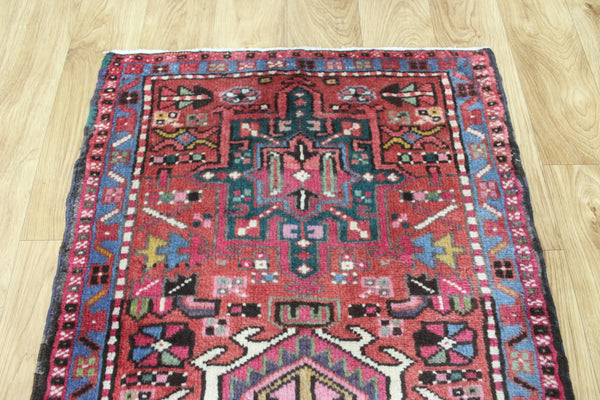 Vintage Persian Karaja runner of traditional design 205 x 65 cm