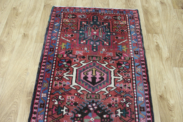 Vintage Persian Karaja runner of traditional design 205 x 65 cm