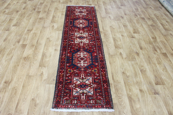 Vintage Persian Karaja runner of traditional design 225 x 60 cm