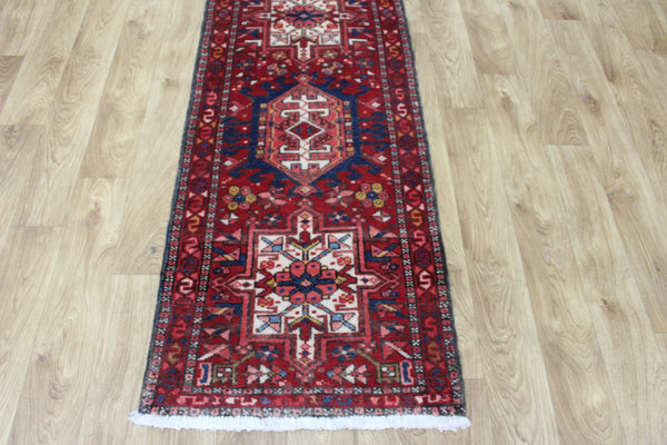 Vintage Persian Karaja runner of traditional design 225 x 60 cm