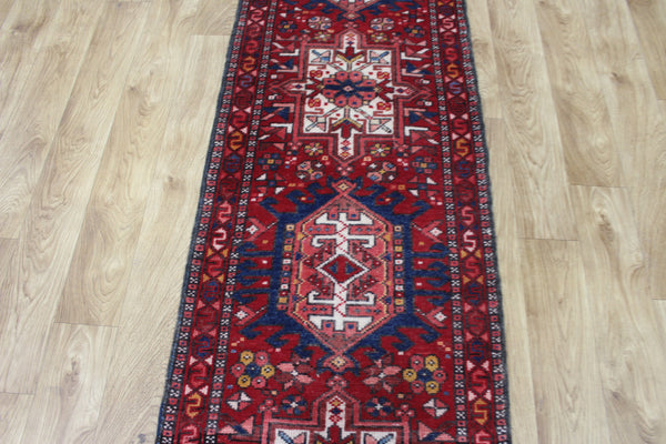 Vintage Persian Karaja runner of traditional design 225 x 60 cm