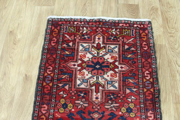 Vintage Persian Karaja runner of traditional design 225 x 60 cm