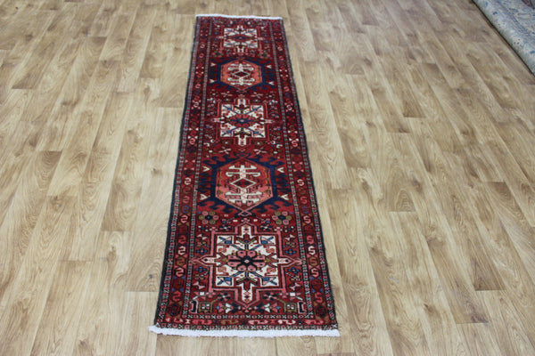 Antique Persian Karajeh runner of traditional design 214 x 60 m