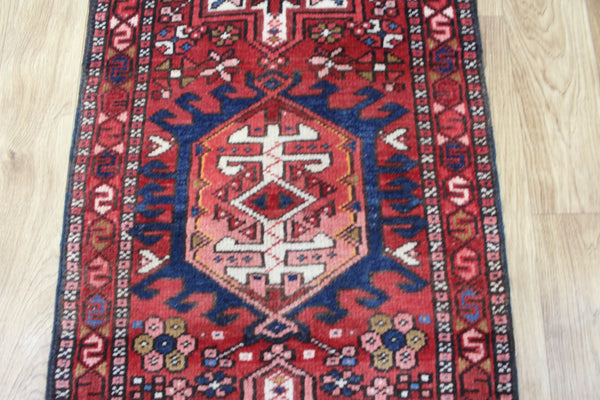 Antique Persian Karajeh runner of traditional design 214 x 60 m