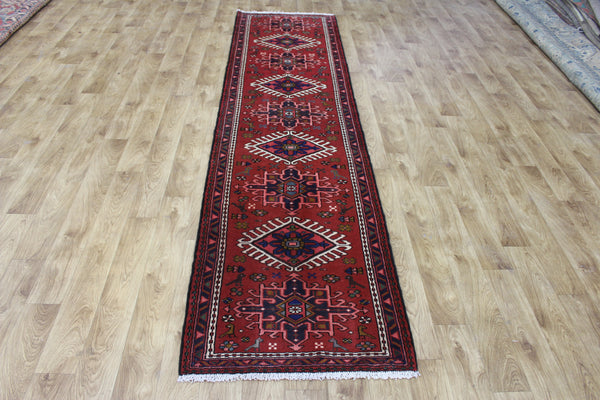 Fine Persian Karajeh Runner, Superb Colours 305 x 75 cm