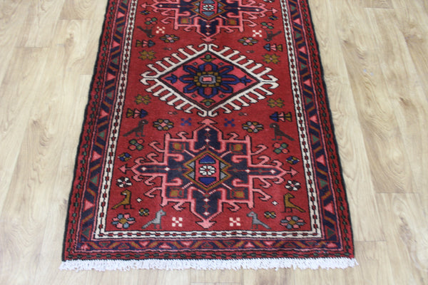 Fine Persian Karajeh Runner, Superb Colours 305 x 75 cm