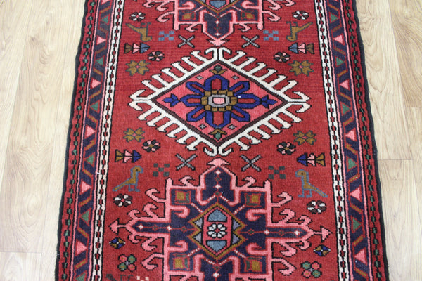 Fine Persian Karajeh Runner, Superb Colours 305 x 75 cm