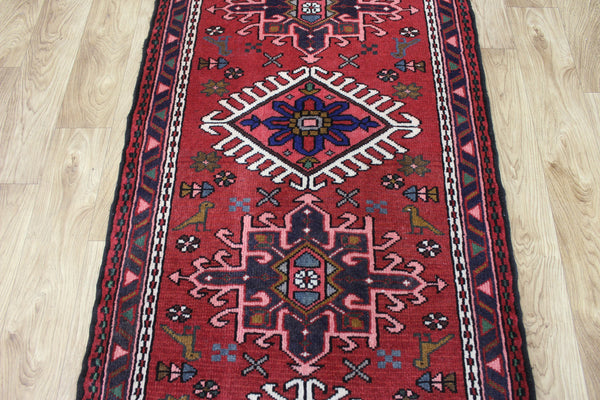 Fine Persian Karajeh Runner, Superb Colours 305 x 75 cm