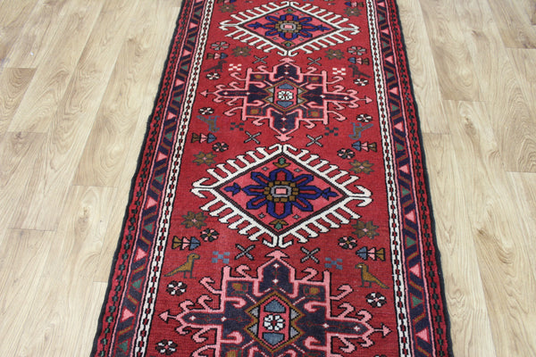 Fine Persian Karajeh Runner, Superb Colours 305 x 75 cm